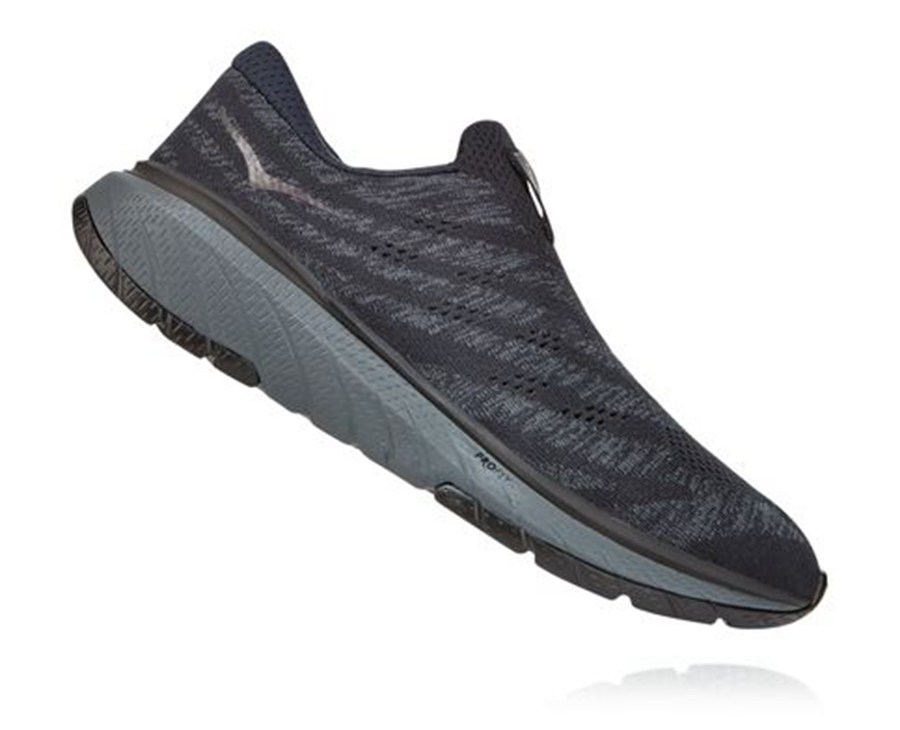 Hoka One One ランニングシューズ メンズ 黒 - Cavu 3 スリップ - PY8127036